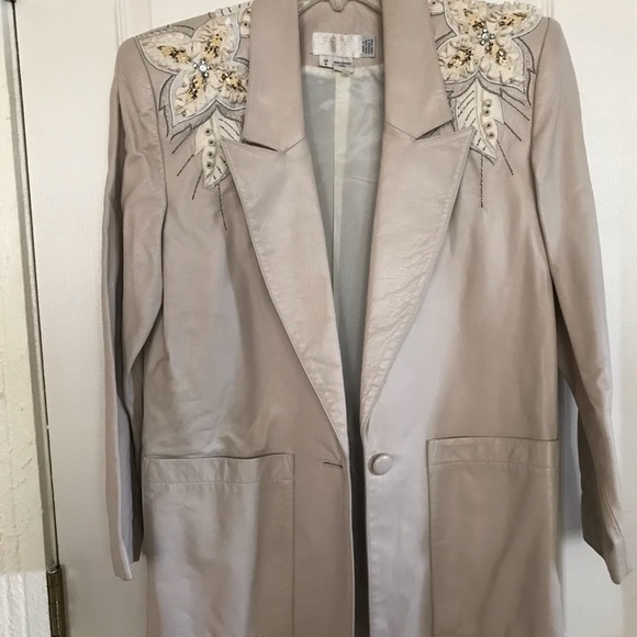 VTG Joseph Ho leather twopiece jacket and skirt - Picture 4 of 8